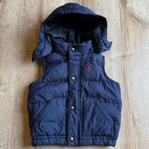 Polo Ralph Lauren Down Vest with Removable Hood